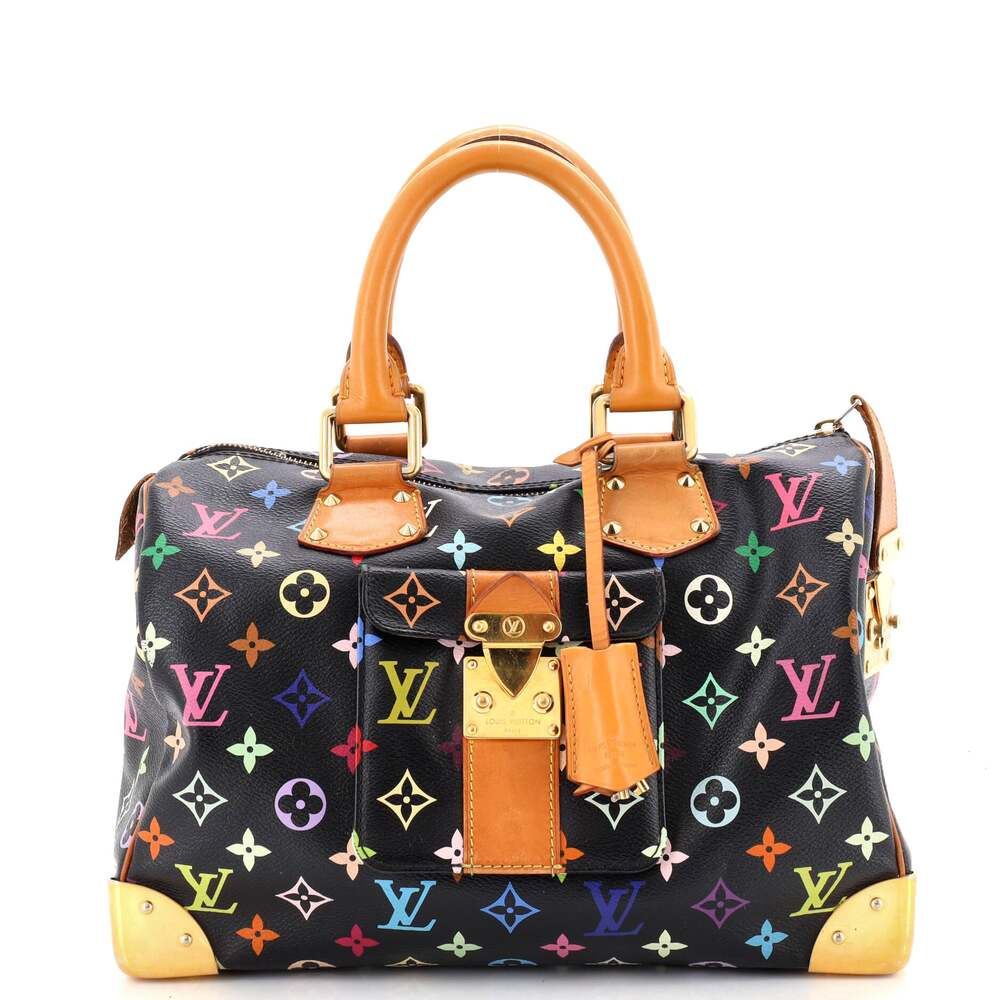 Louis Vuitton Speedy Handbag Multicolor #294684L24B